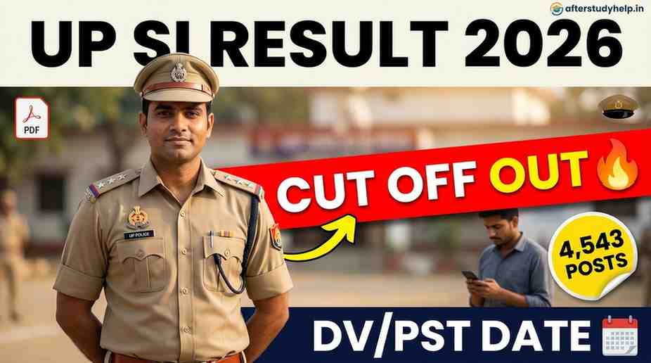 UP SI Result 2026 Cut Off